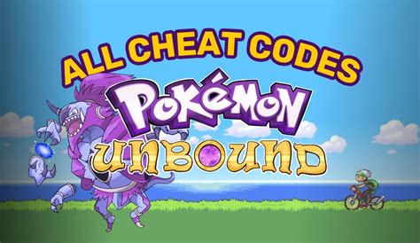 Pokémon Unbound cheats: Best cheat codes & how .